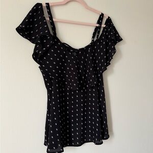 Torrid Cold Shoulder Blouse